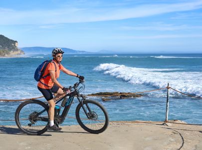 Sykkel langs spanskekysten