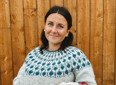 Strikketur til Finnmark med Siv Romsdal