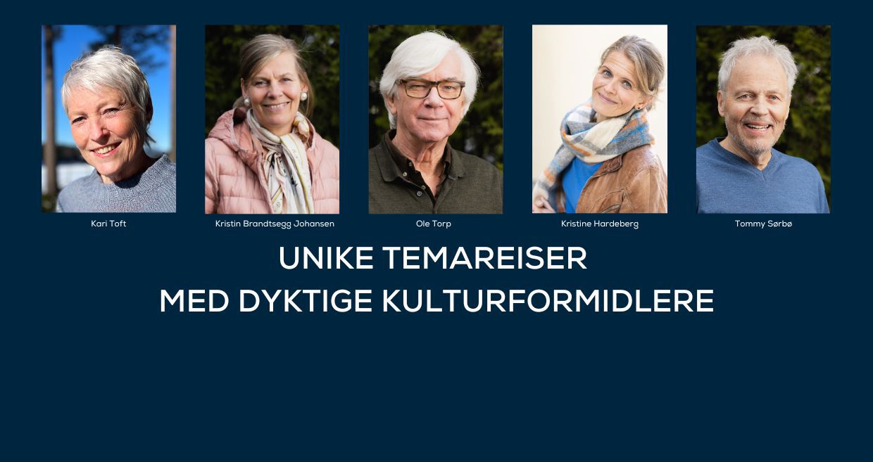 Unike Reiser med Temareiser Fredrikstad sine dyktige reiseledere