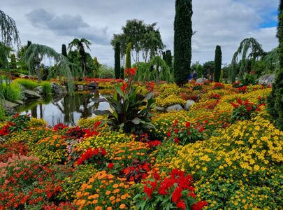 Norgesturer med Temareiser Fredrikstad, Tur til blomsterparken Flor og Fjære med Temareiser Fredrikstad